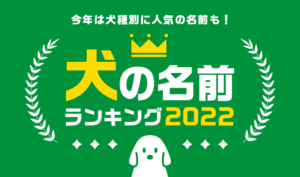 犬の名前ランキング
