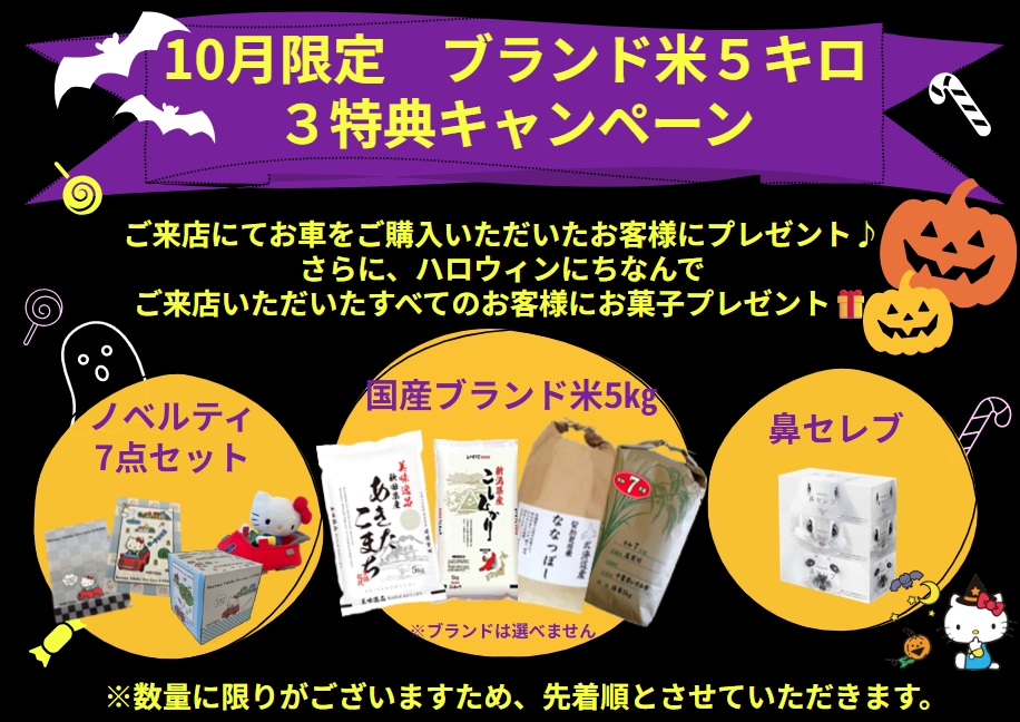 10月販売キャンペーン