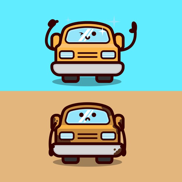 cute-clean-and-dirty-car-car-wash-maintenance-and-auto-car-mascot-design-illustration_117410-230