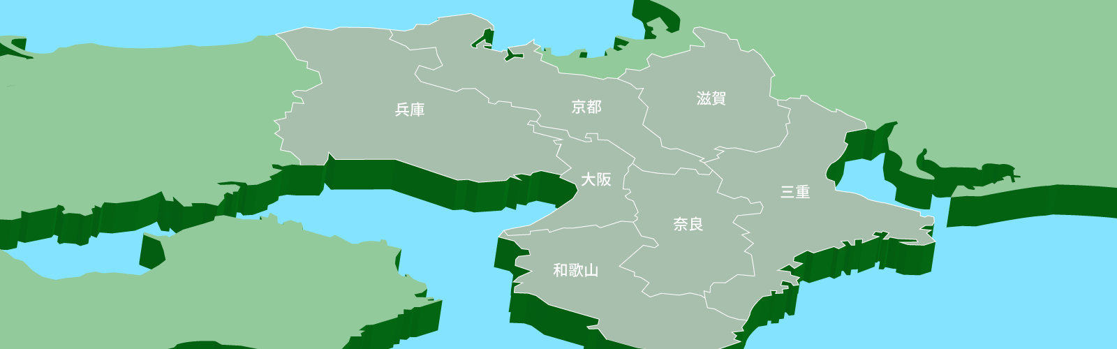 近畿エリア地図