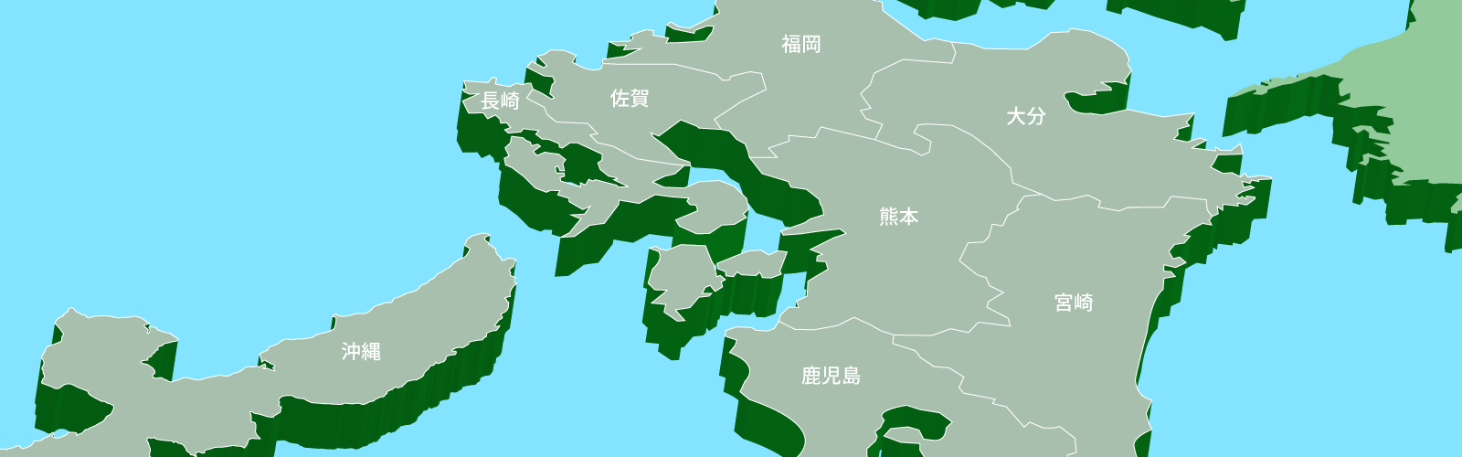 九州・沖縄エリア地図