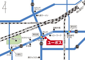 241023_ユーポス岡山野田店_地図
