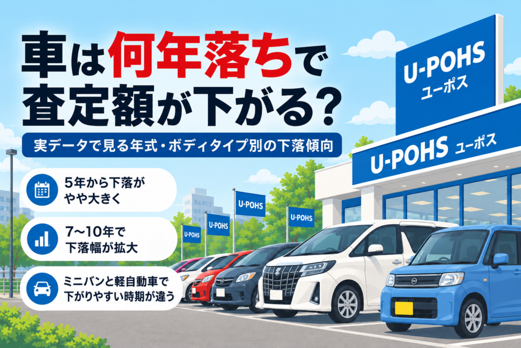 車は何年落ちで査定額が下がる？約7.7万件の実査定データで「年式の壁」を検証